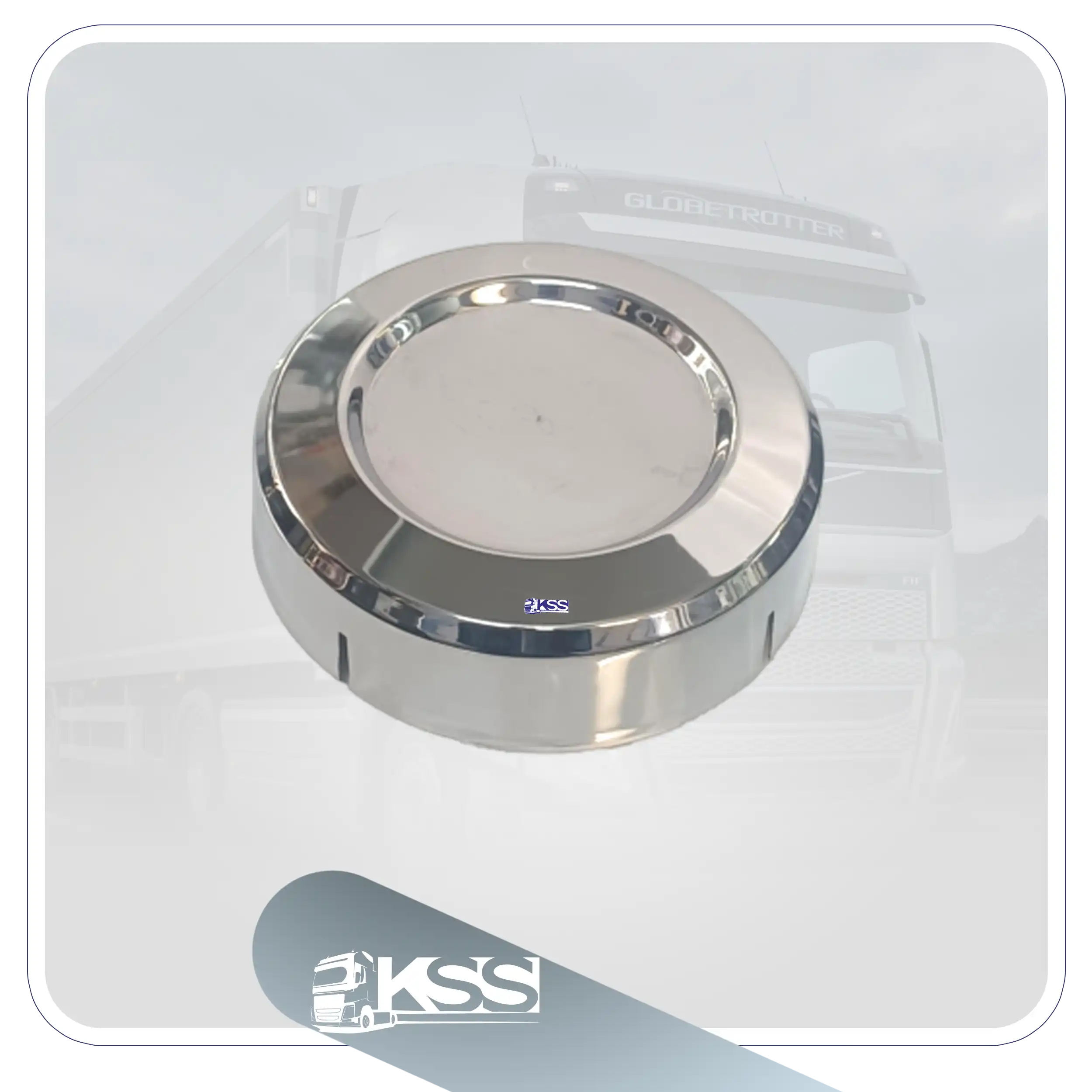 قالپاق چرخ عقب FH500 استیل (کروم)